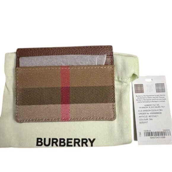 Burberry Sandon Mix Card Holder NWT - Picture 1 of 3
